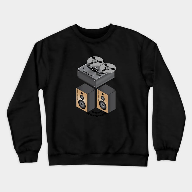 tape recorder Crewneck Sweatshirt by ElArrogante